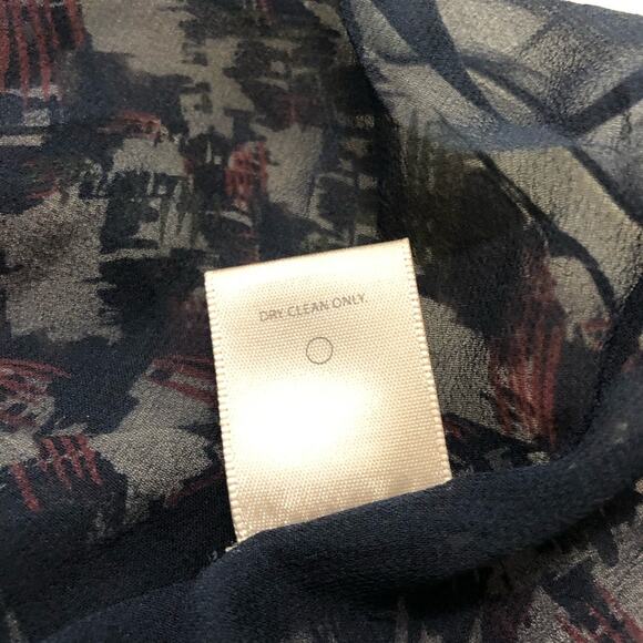 Jason Wu Silk Geometric Abstract Print Dress Size 6 A-Line Sleeveless EUC Black - Picture 8 of 12